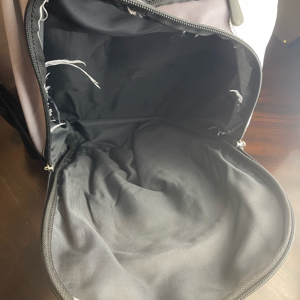 Pottery Barn Teen Black and Silver Backpack - Picture 7 of 7